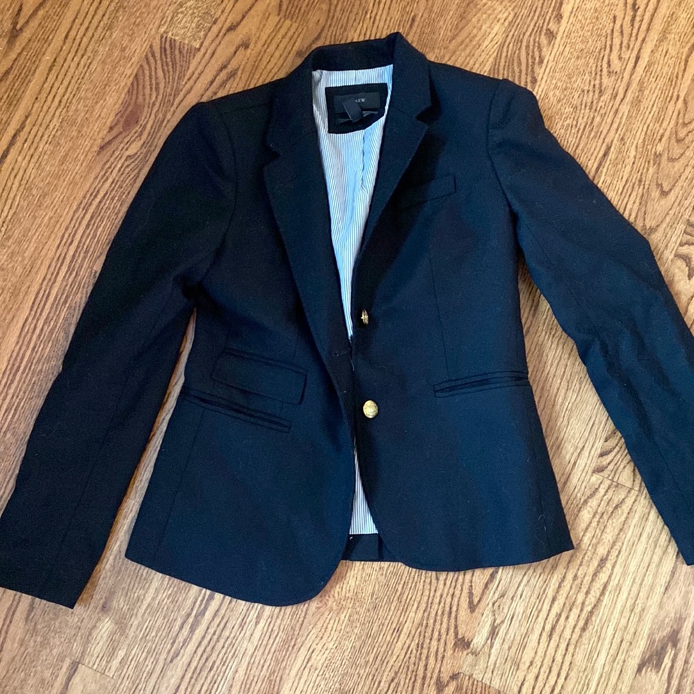 J.Crew Black Schoolboy Blazer - size 6